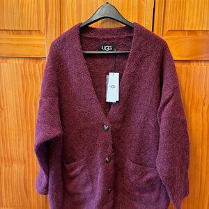 UGG Jaelyn Alpaca Wool Cardigan Size M NWT